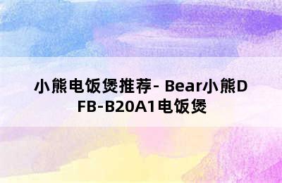 小熊电饭煲推荐- Bear小熊DFB-B20A1电饭煲